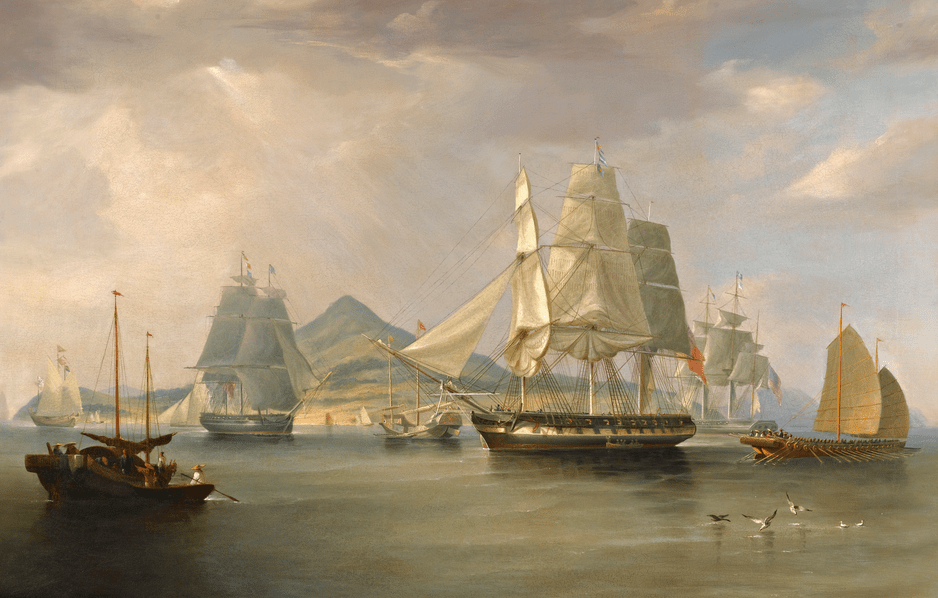THE_OPIUM_SHIPS_AT_LINTIN,_CHINA,_1824
